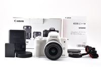 Canon Mirrorless Interchangeable Lips 4000 Eos Kiss M Ef-M 15-45Mm F3.5-6.3 Is