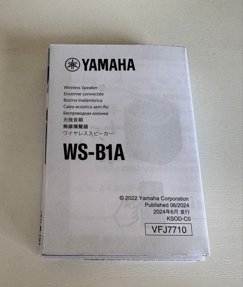 Yamaha Wireless Speakers Ws-B1A