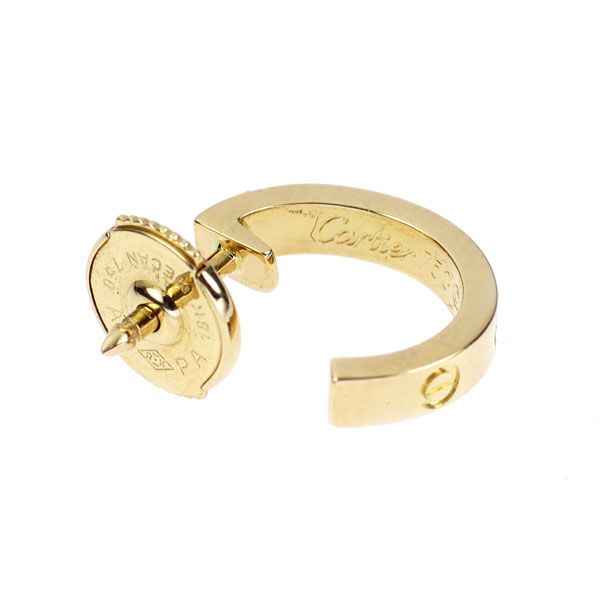 Cartier Earrings (For Both Ears) K18Yg