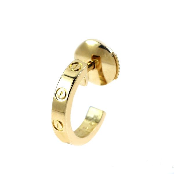 Cartier Earrings (For Both Ears) K18Yg