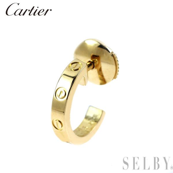 Cartier Earrings (For Both Ears) K18Yg