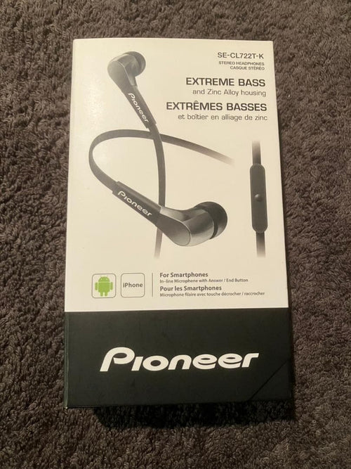 Pioneer Wired Earphones Se-Cl722T-K