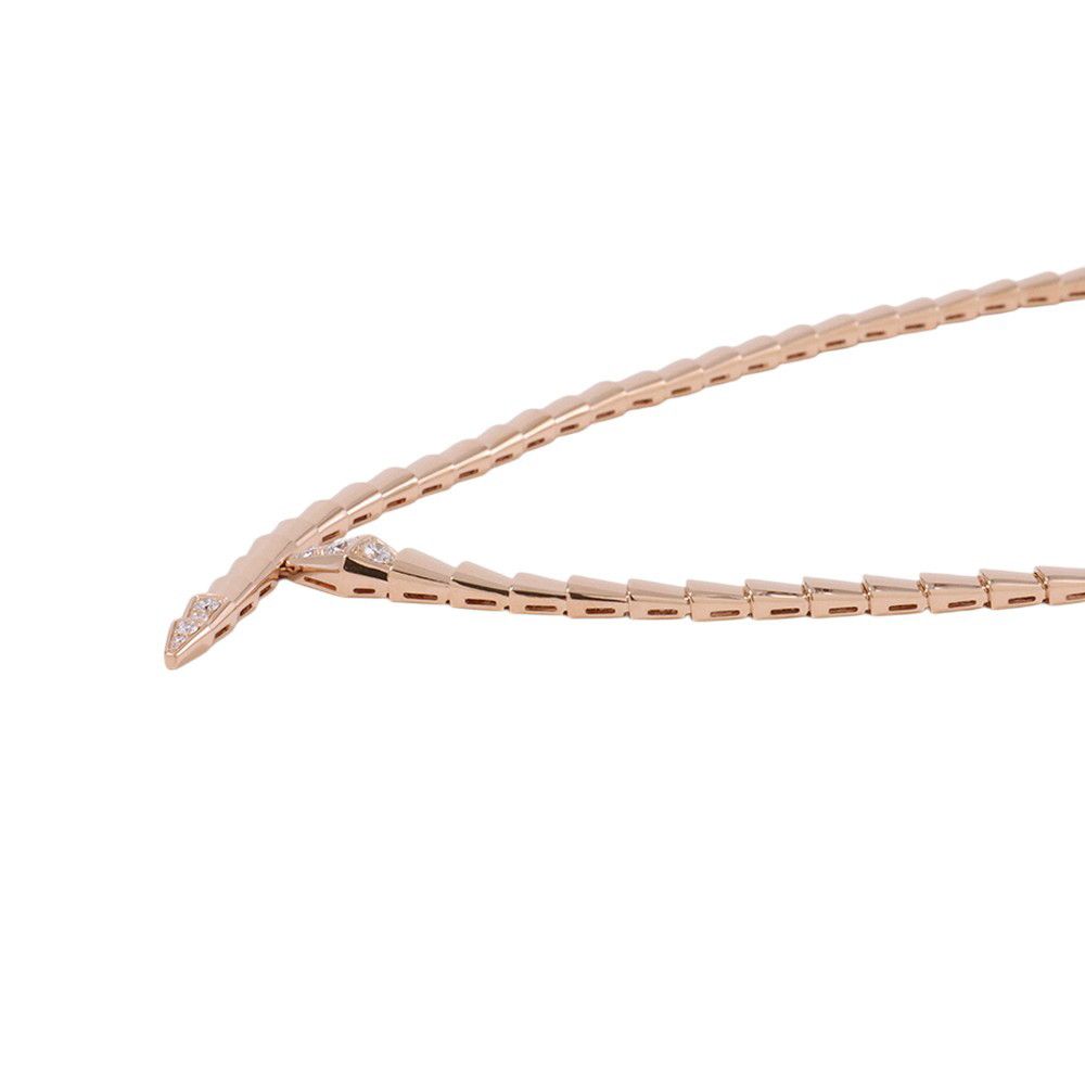 Bvlgari Necklace 0.41Ct K18Pg L 357864