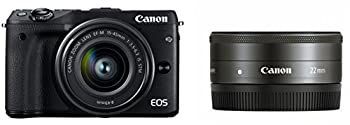 Digital Slr Canon Eos M3 Ef-M15-45Mm F3.5-6.3 Is Stm Ef-M22Mm F2 Eosm3Bk-Wlk2