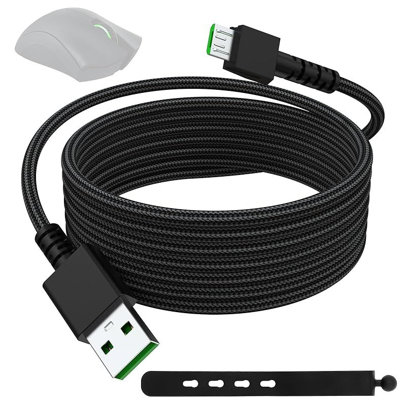 Usb Cable Naga Pro 20000 Dpi Razer Deathadder V2 Basilisk Viper Ultimate 1