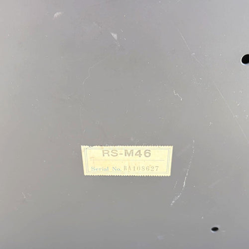 Cd, Md Cassette Decks Technics Rs-M46