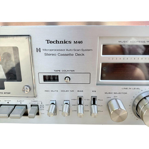 Cd, Md Cassette Decks Technics Rs-M46