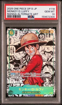 One -Piece Card Game Psa10 /Sec Op13-118 [[Op-13] 2304