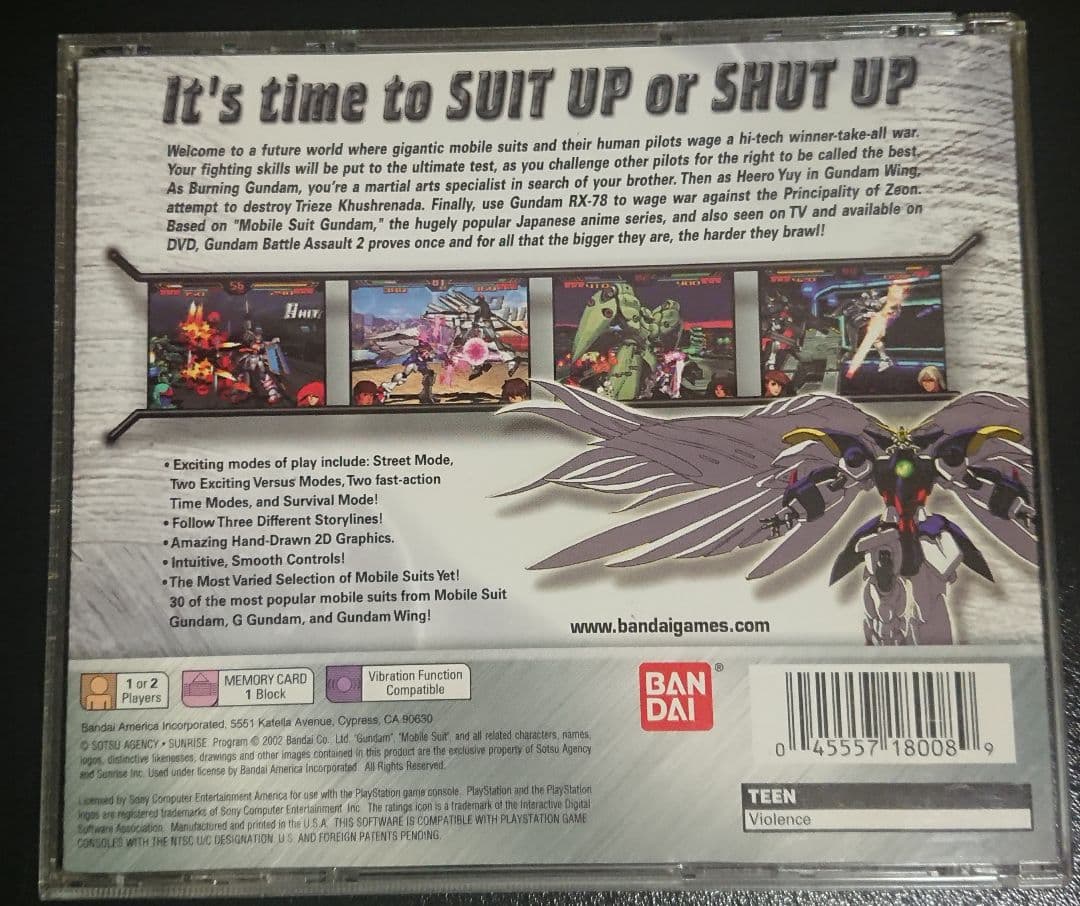 Soft Gundam Battle Assault 2 Ps1