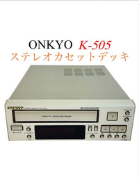 Onkyo Cd, Md Cassette Decks K-505