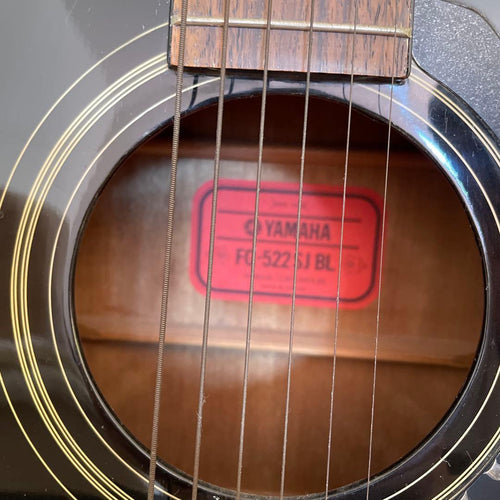 Yamaha Acoustic Guitar Fg-522Sj Bl