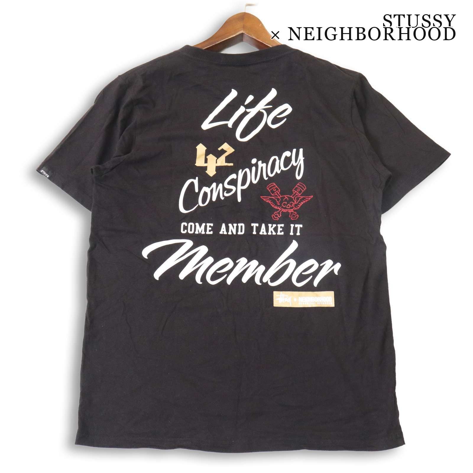 T -Shirt Stussy Neighborhood Life Member Sz.S