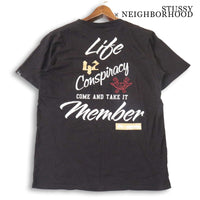 T -Shirt Stussy Neighborhood Life Member Sz.S