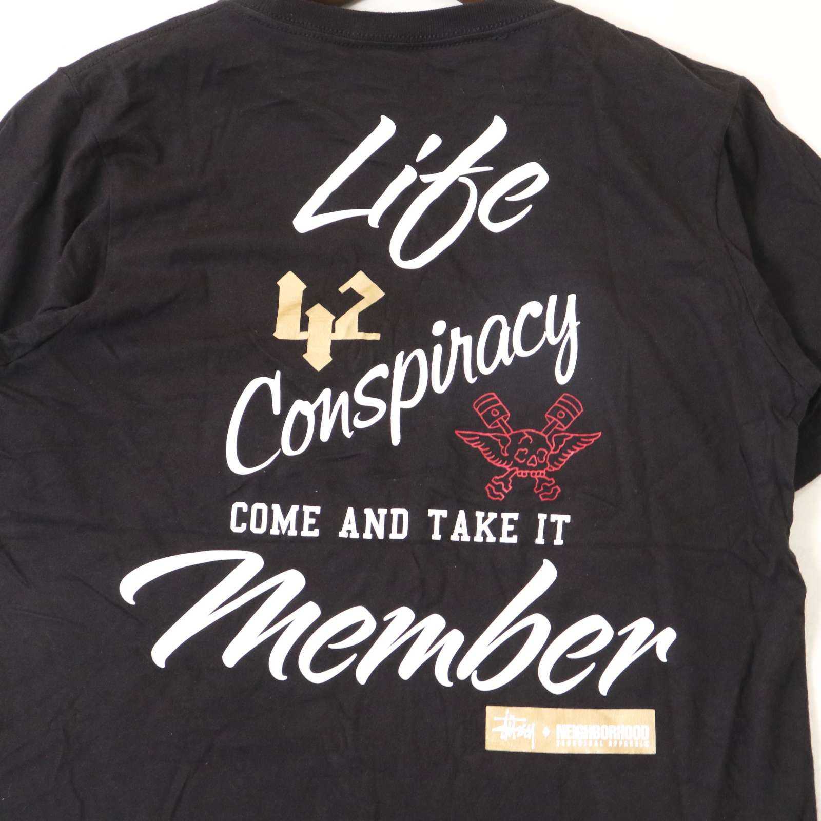 T -Shirt Stussy Neighborhood Life Member Sz.S