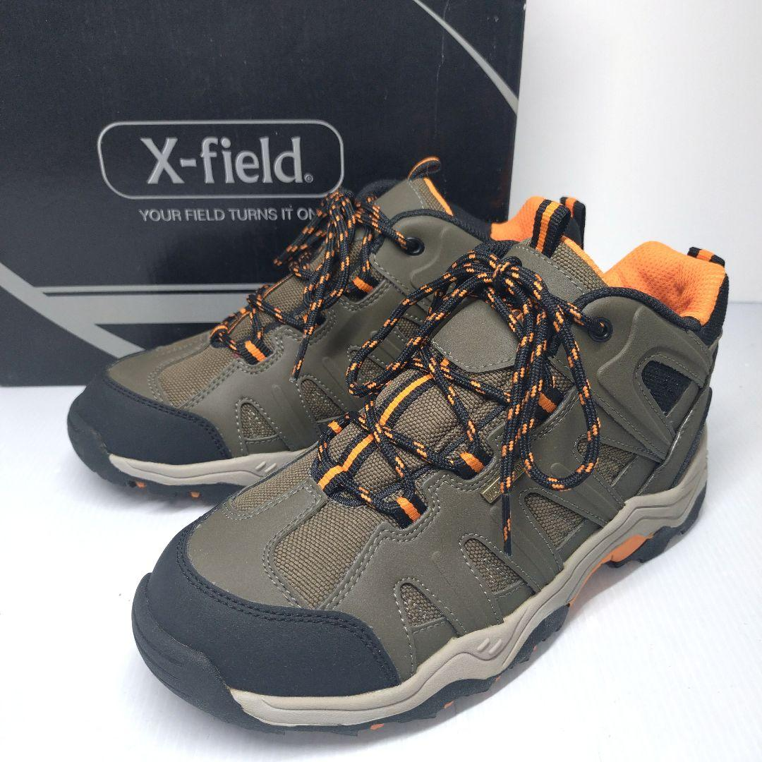 Mountaineering Shoes Trekking X-Field Waterproof Grey