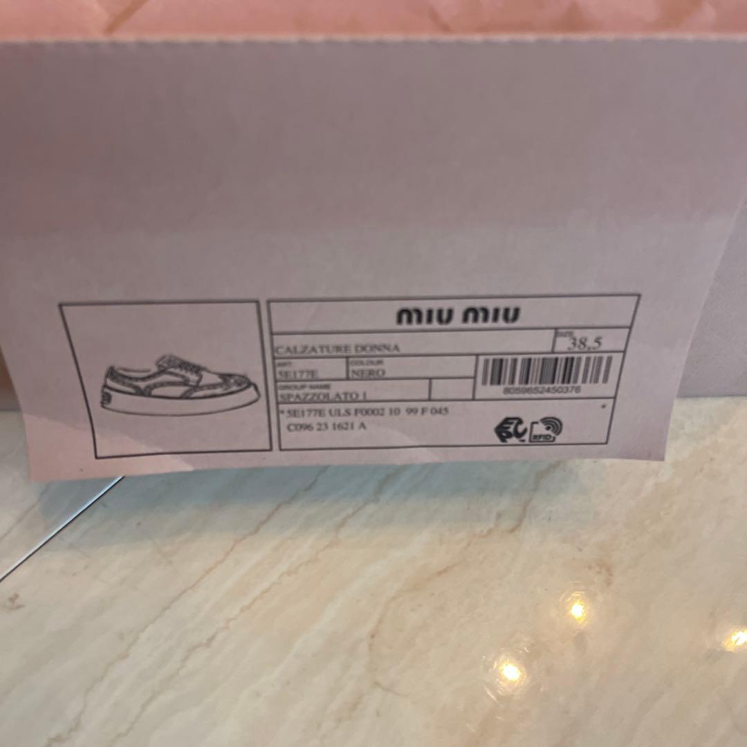 Miu Loafers Dress Shoes Miumiu 38.5