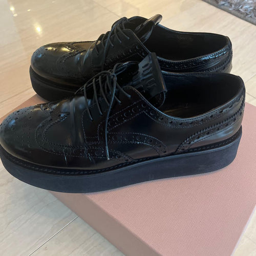 Miu Loafers Dress Shoes Miumiu 38.5