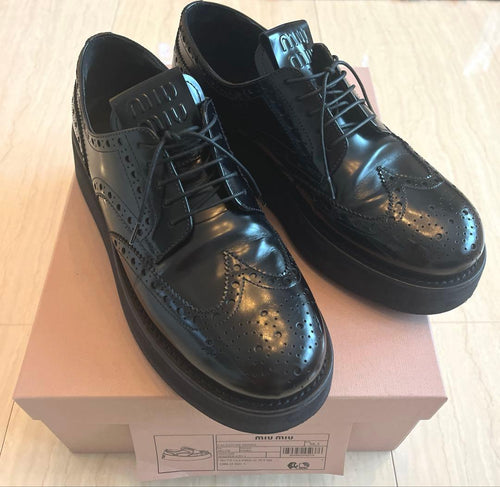Miu Loafers Dress Shoes Miumiu 38.5