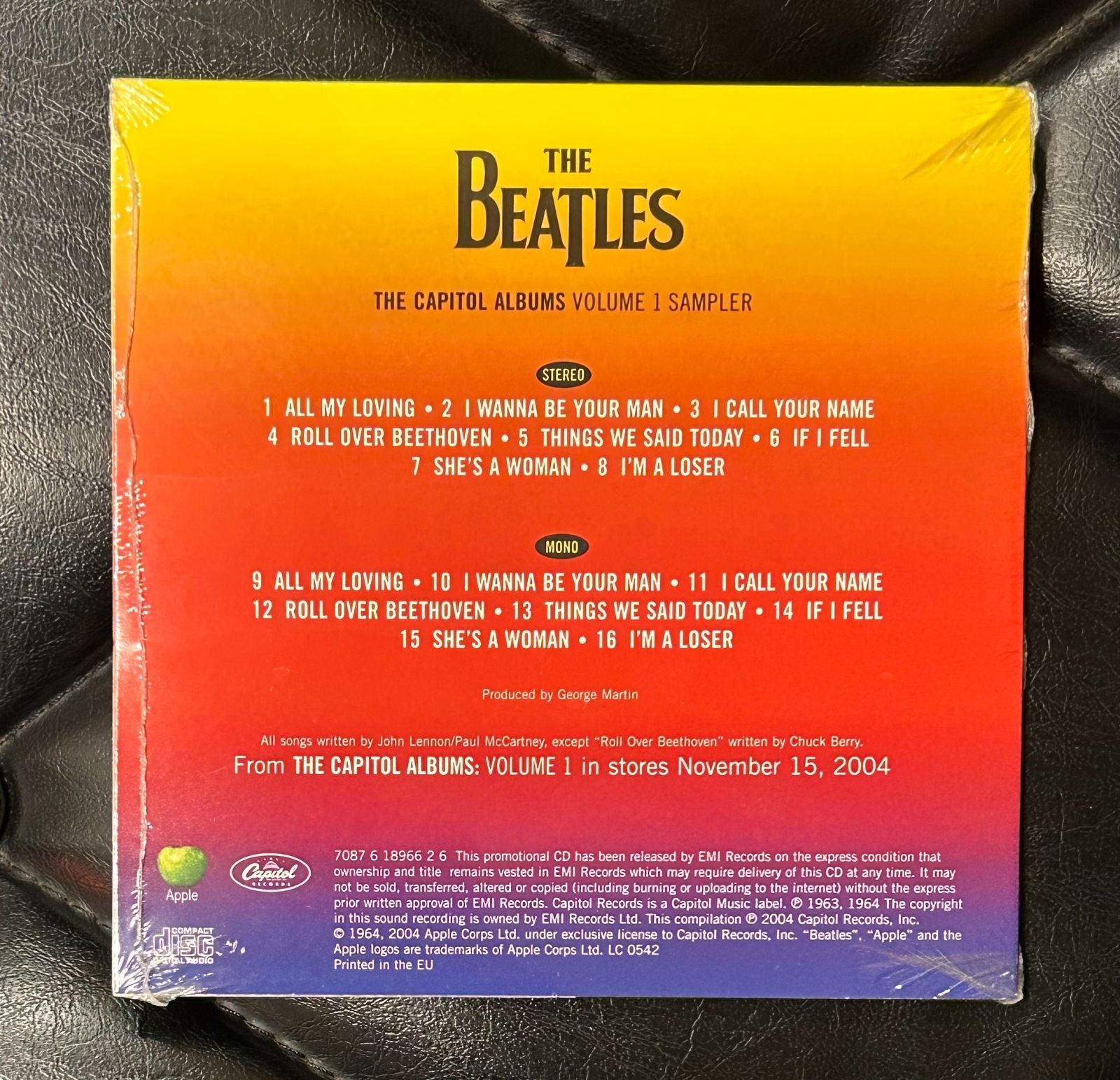 Western Music Eu Cd The Beatles Capitol Albums Volume 1 Sampler