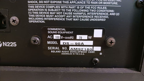 Roland Studio Monitor Speaker Bi-Amp Ds-90A 1