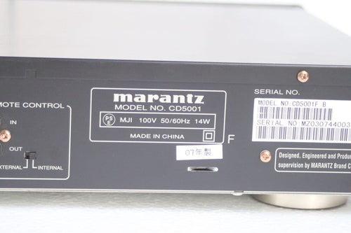 Marantz Cd Sacd Player Cd5001