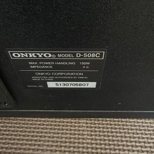 Onkyo Center Speakers D-508C
