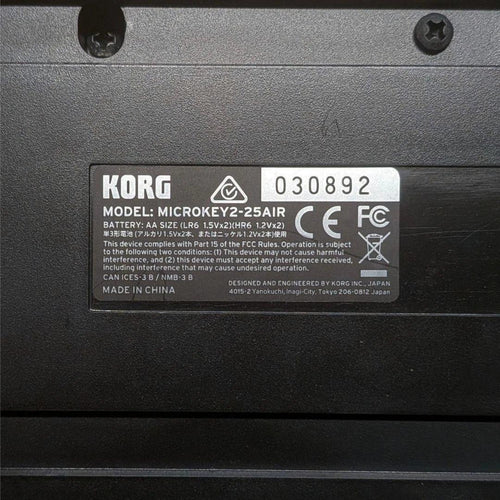 Korg Midi Keyboards Pads Microkey2-25 Air Bluetooth