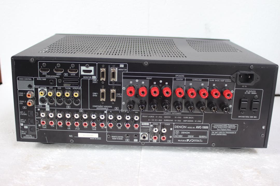 Denon Av Amplifier Avc-1909