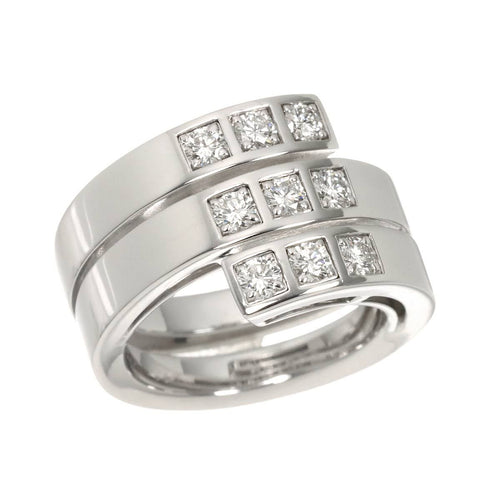 Cartier Ring #51 K18 Wg 750 Diamond 90328364