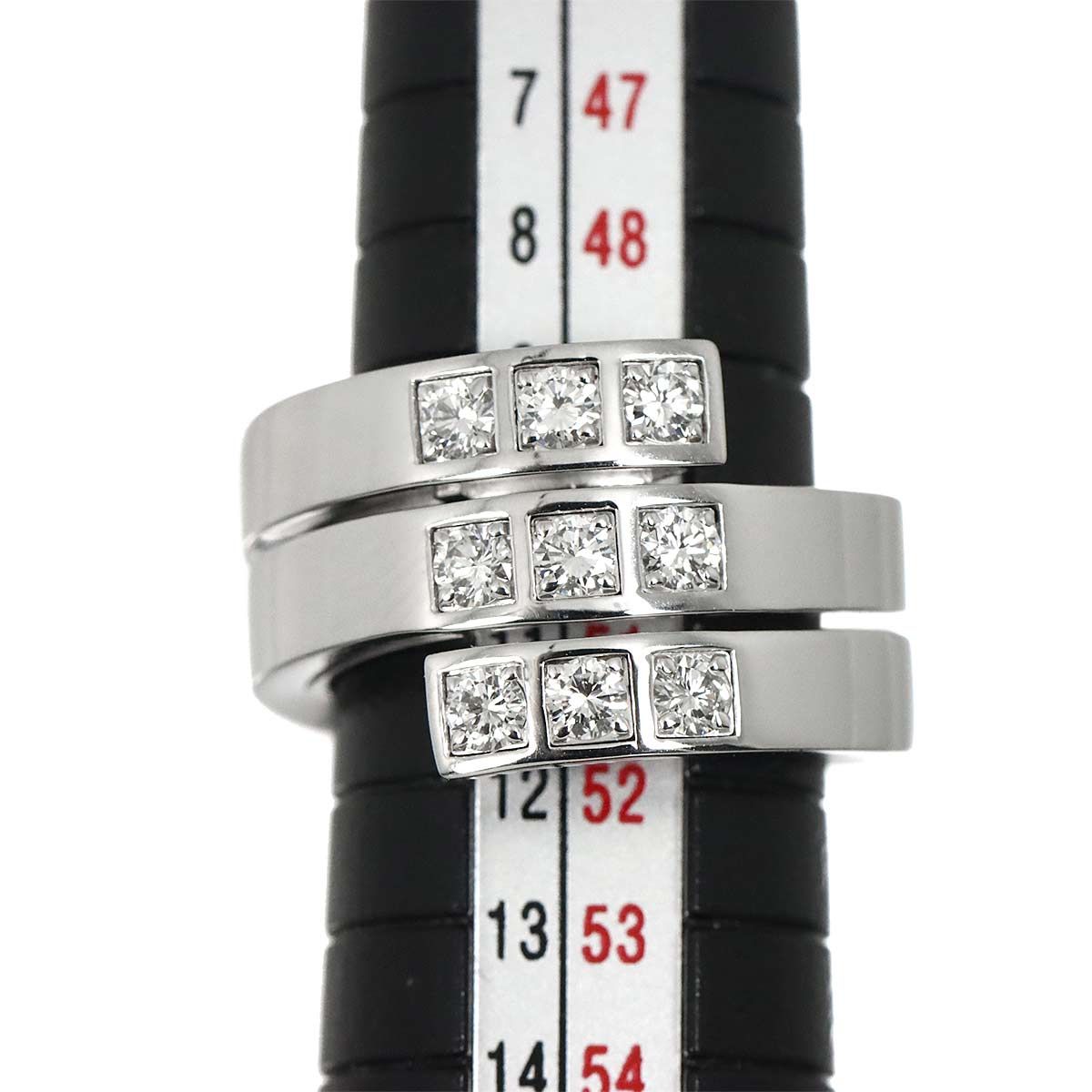 Cartier Ring #51 K18 Wg 750 Diamond 90328364