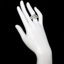 Cartier Ring #51 K18 Wg 750 Diamond 90328364