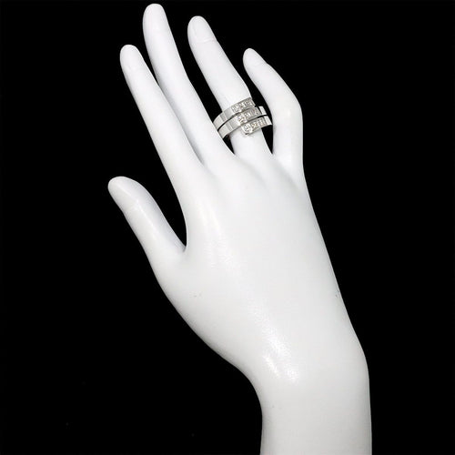 Cartier Ring #51 K18 Wg 750 Diamond 90328364