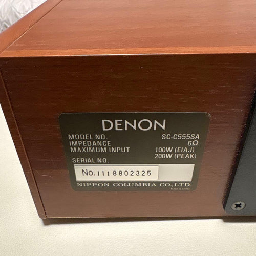 Denon Center Speaker Sc-C555Sa