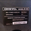 Onkyo Speakers Model D-V3 2 6