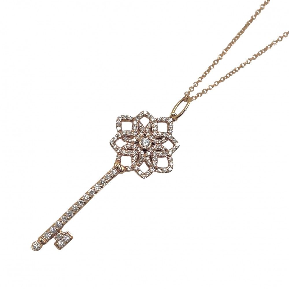 Tiffany Necklace 18 Pg Au750 Tiffany&Co. K18 4.5G