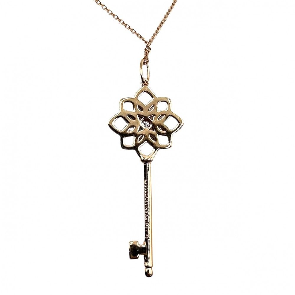 Tiffany Necklace 18 Pg Au750 Tiffany&Co. K18 4.5G
