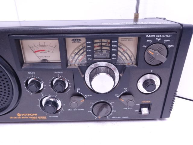 Hitachi Radio And Boombox Portable Receiver Kh-2200 Sergeram Broadcasting