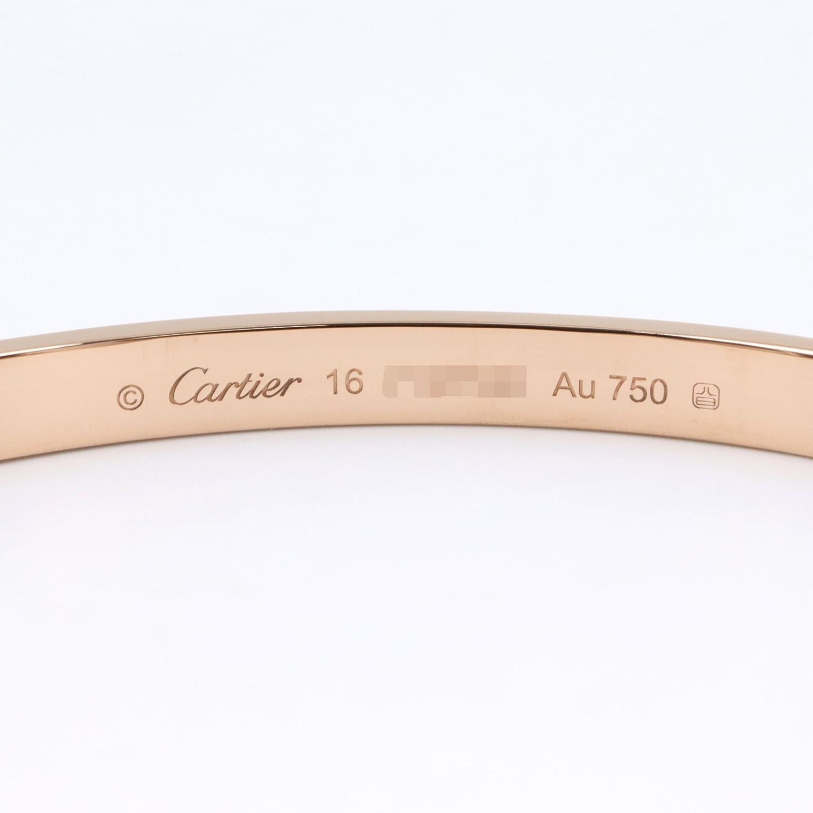 Cartier Bracelet B6081417 14.5 K18Pg Used A