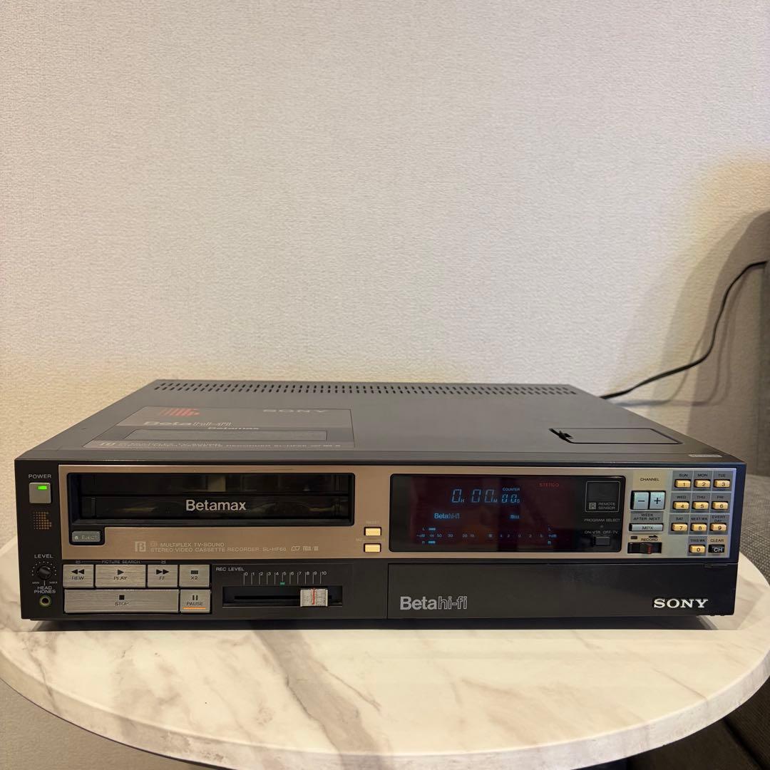 Sony Vhs Video Deck Betahi-Fi Sl-Hf66