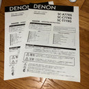 Denon Speaker Sc-A77Xg
