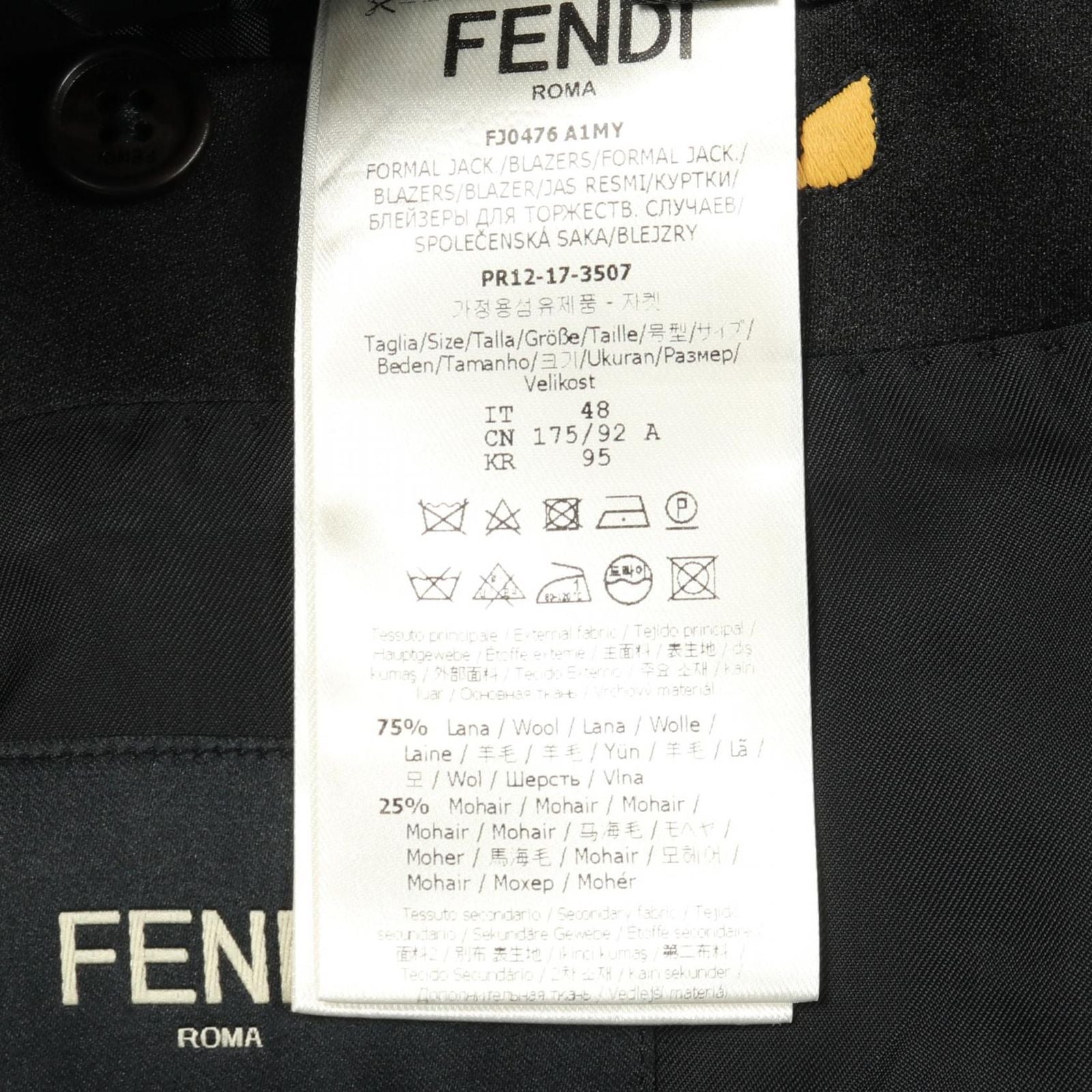 Fendi Tailored Jacket