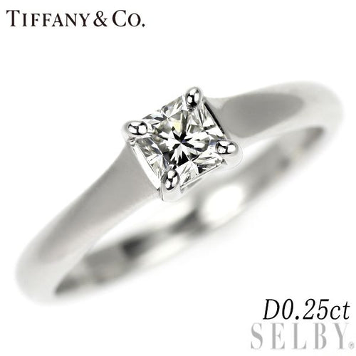 Tiffany Ring Pt950 0.25Ct