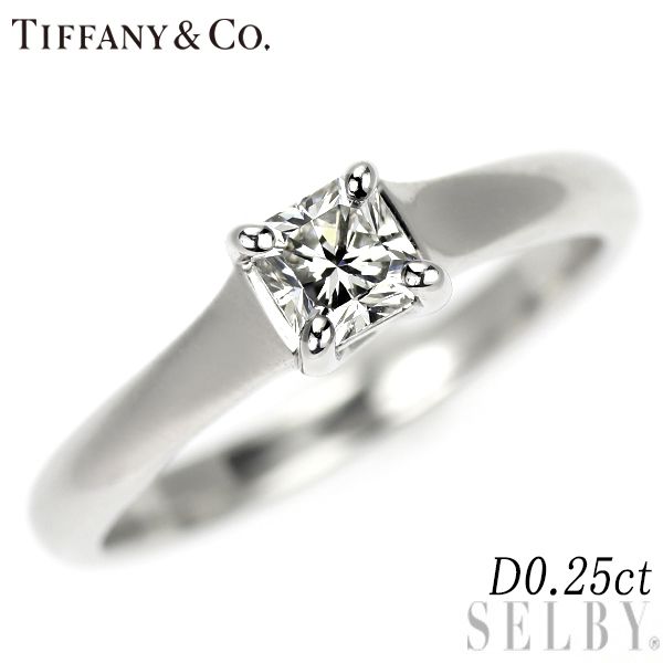 Tiffany Ring Pt950 0.25Ct