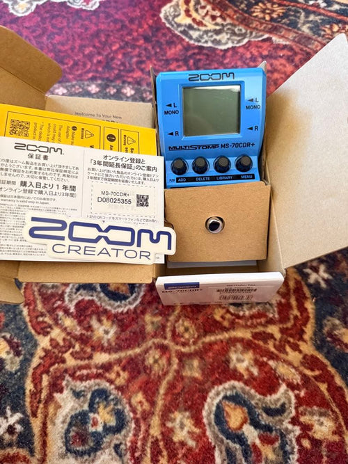 Zoom Guitar Effects Units Ms-70Cdr+ Multistomp