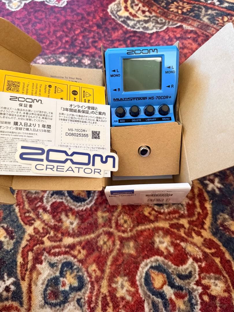 Zoom Guitar Effects Units Ms-70Cdr+ Multistomp