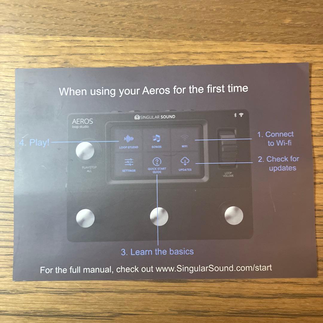 Guitar Effects Units Aeros Loop Studio Singlar Sound