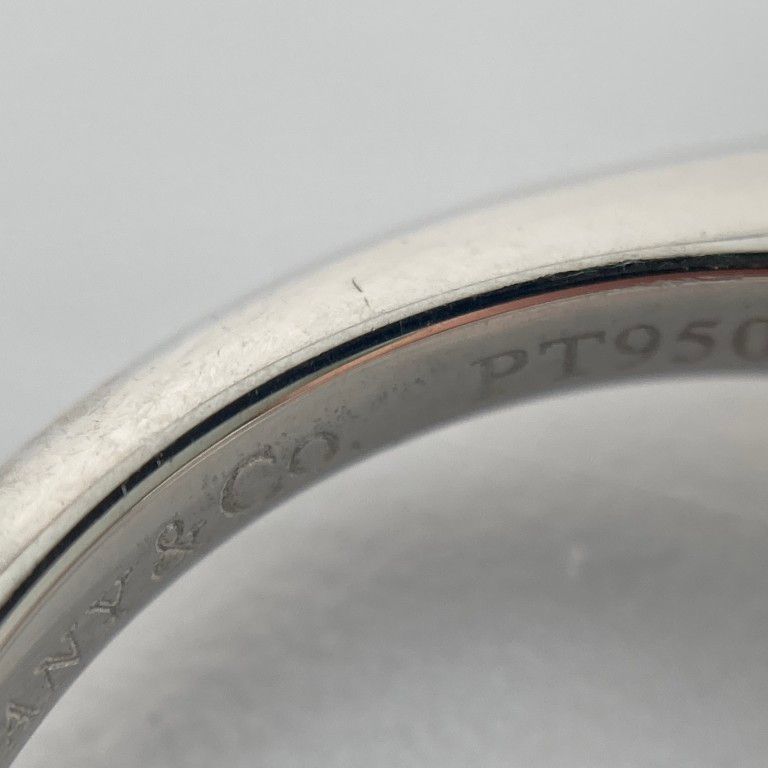 Ring 8 Off Tiffany&Co. Pt950 9 3.71G