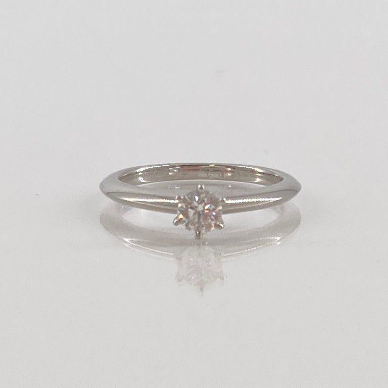 Ring 8 Off Tiffany&Co. Pt950 9 3.71G