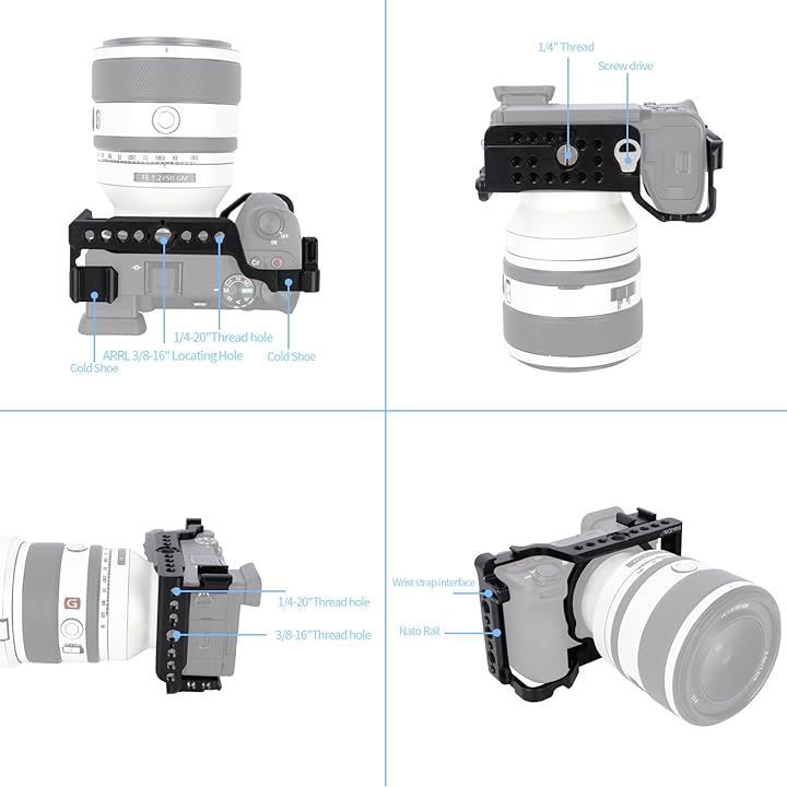 Sub -Od Monopod Accessories Niceyrig Alpha A6700 Ilce-6700 Sony 6700 -567