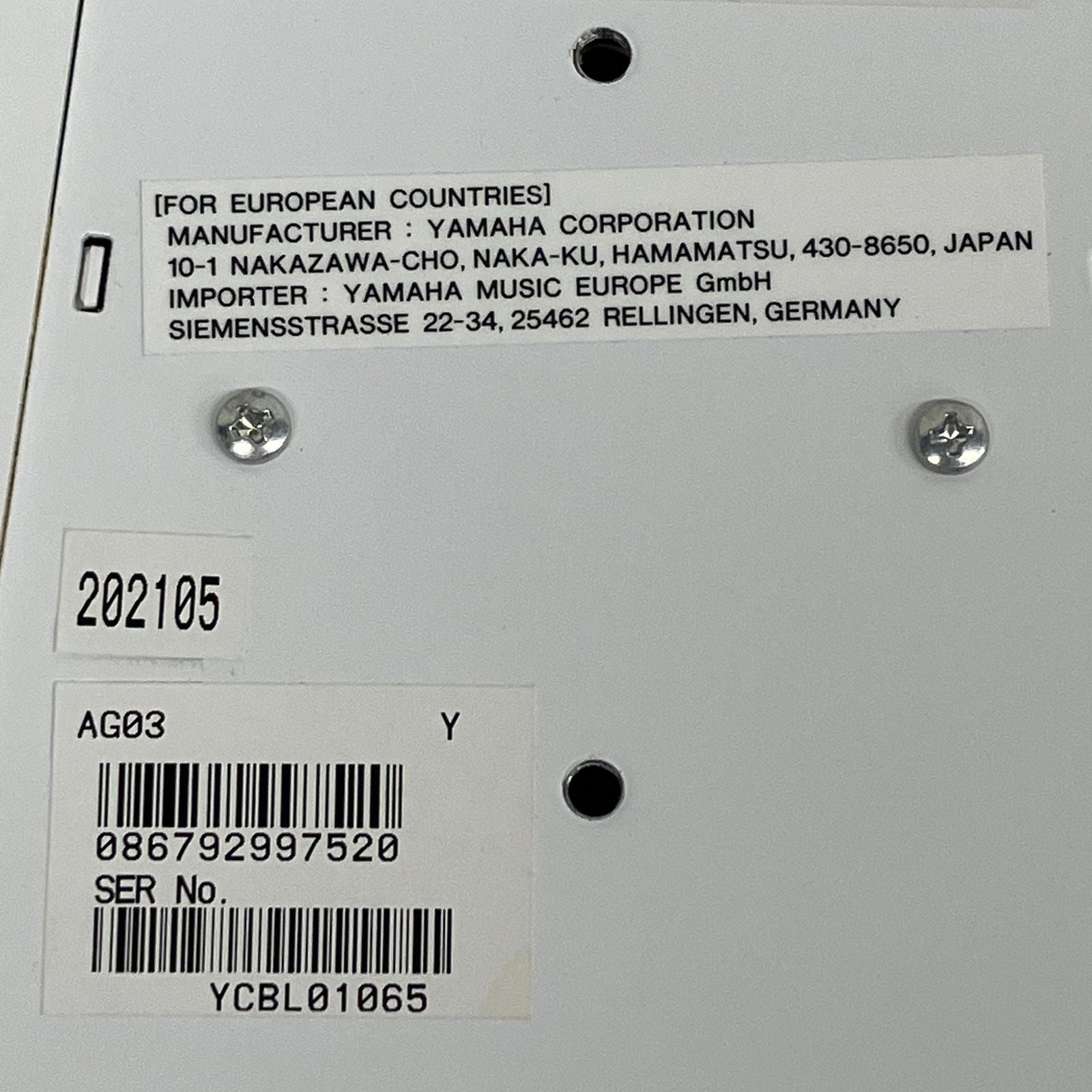 Audio Interface Yamaha Ag03 Mixing Console S11431239